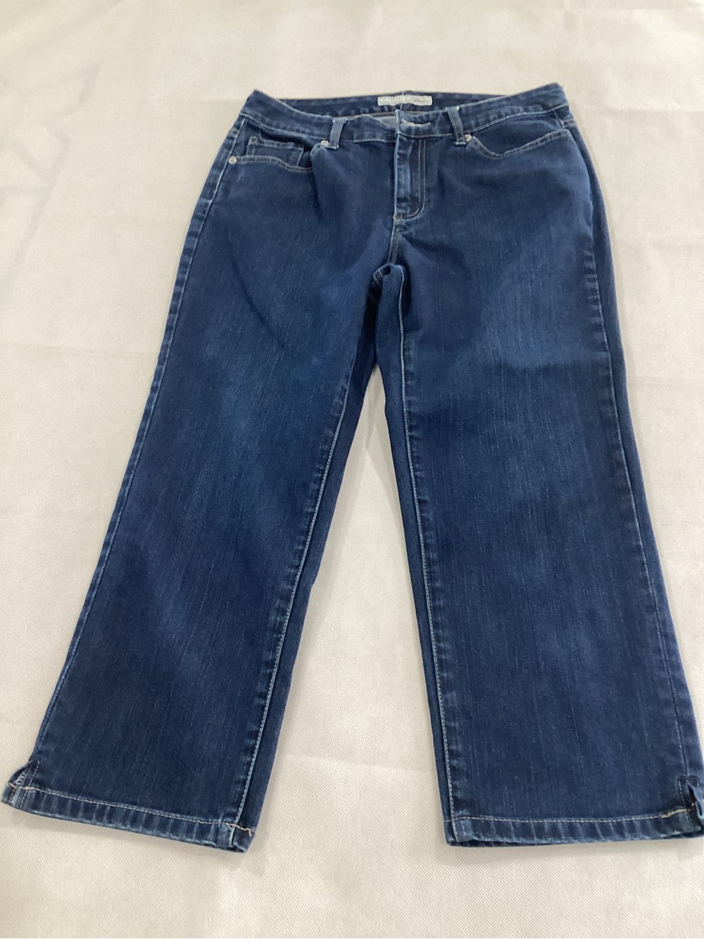Chico's Dark Blue Wide Leg Jeans size Chico’s size 1 9/20